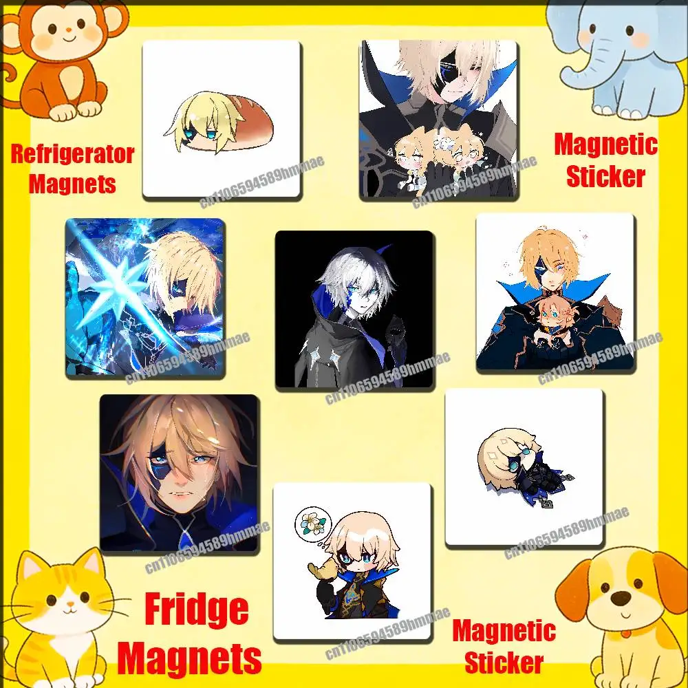 

For Dainsleif Genshin Impact Fridge Freezer Refrigerator Magnets Kitchen Metal Cabinet Magnetic Sticker Card