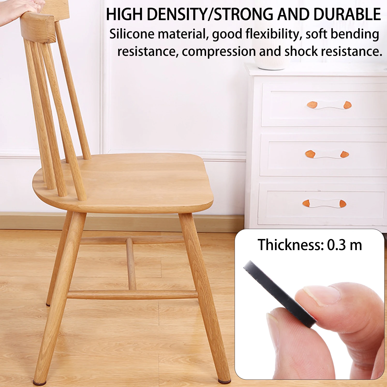 

32pcs Table Feet Pads Self-Stick Furniture Gliders Floor Protectors Chair Leg Protectors Furniture Moving Pads For Home Office