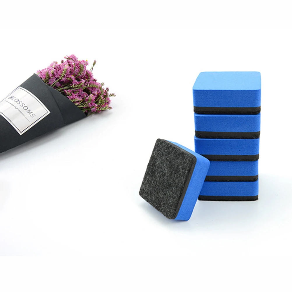

24pcs 5X5Cm Magnetic Strong Magnet Lightweight For School Office Home Use Whiteboard Eraser Magnetic School Supplies