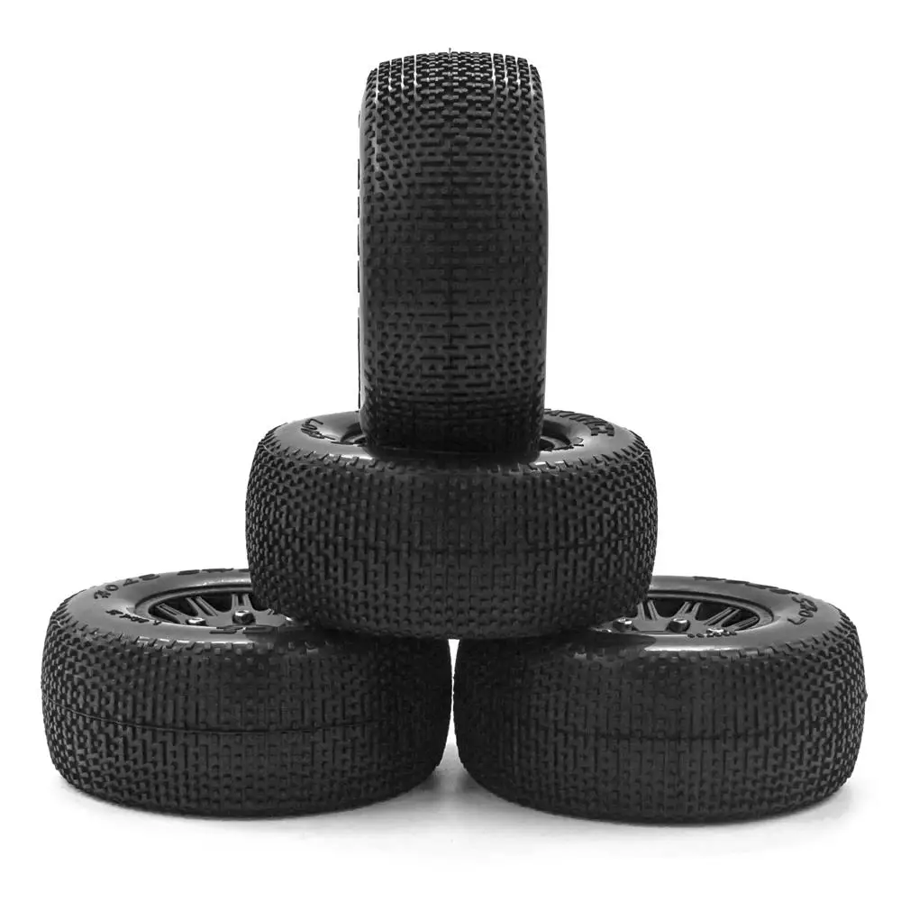 2Pcs/4Pcs 1/10 Short Course Truck Reifen Reifen Rad mit 12mm/14mm/17mm Hex Hub für Traxxas HSP Tamiya HPI Kyosho RC Off-road Auto