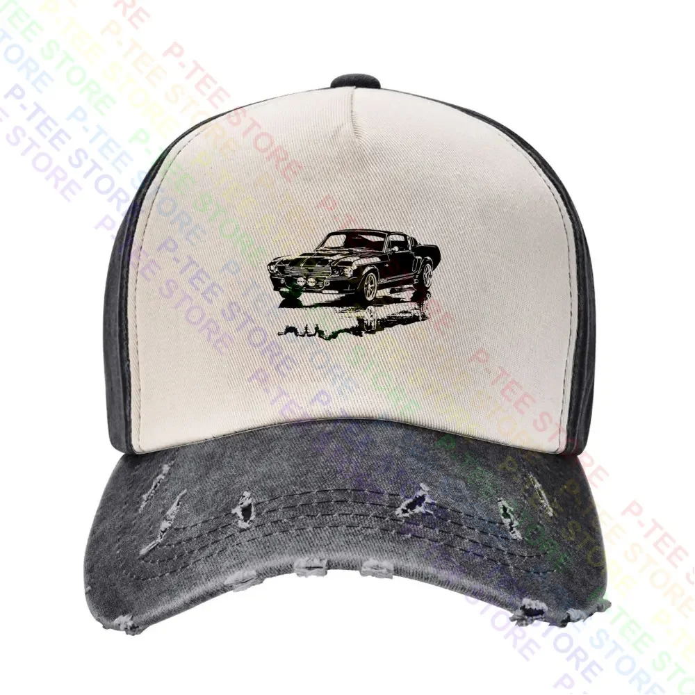 Mustang Gt500 E 1967 Eleanor Baseball Cap Snapback Caps Knitted Bucket Hat