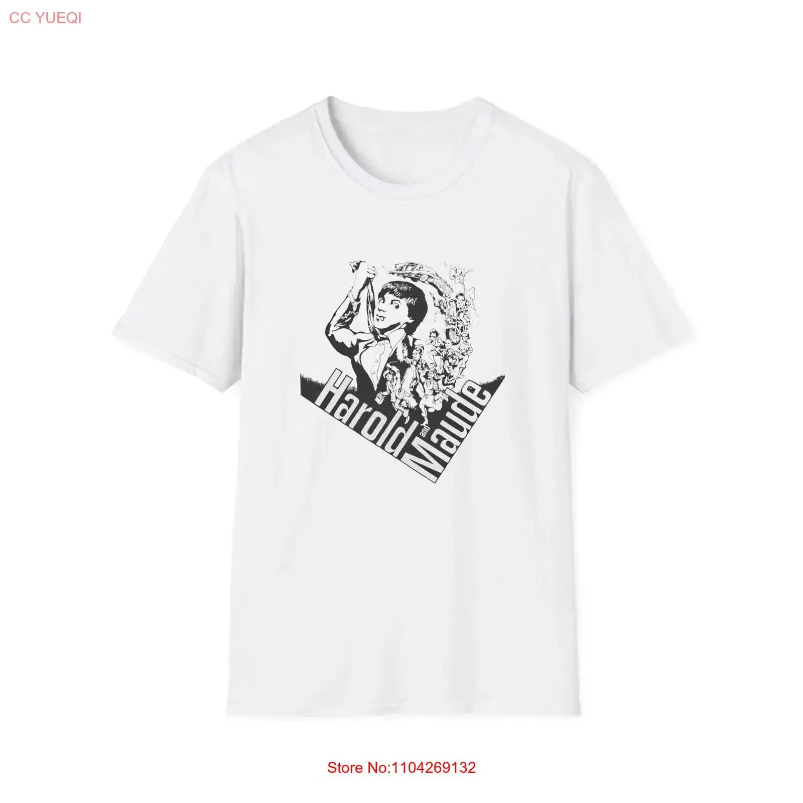 harold maude 1971 vintage design T Shirt vintage Washed Casual designer clothes Stylish Breathable homme Top For Everyday Wear