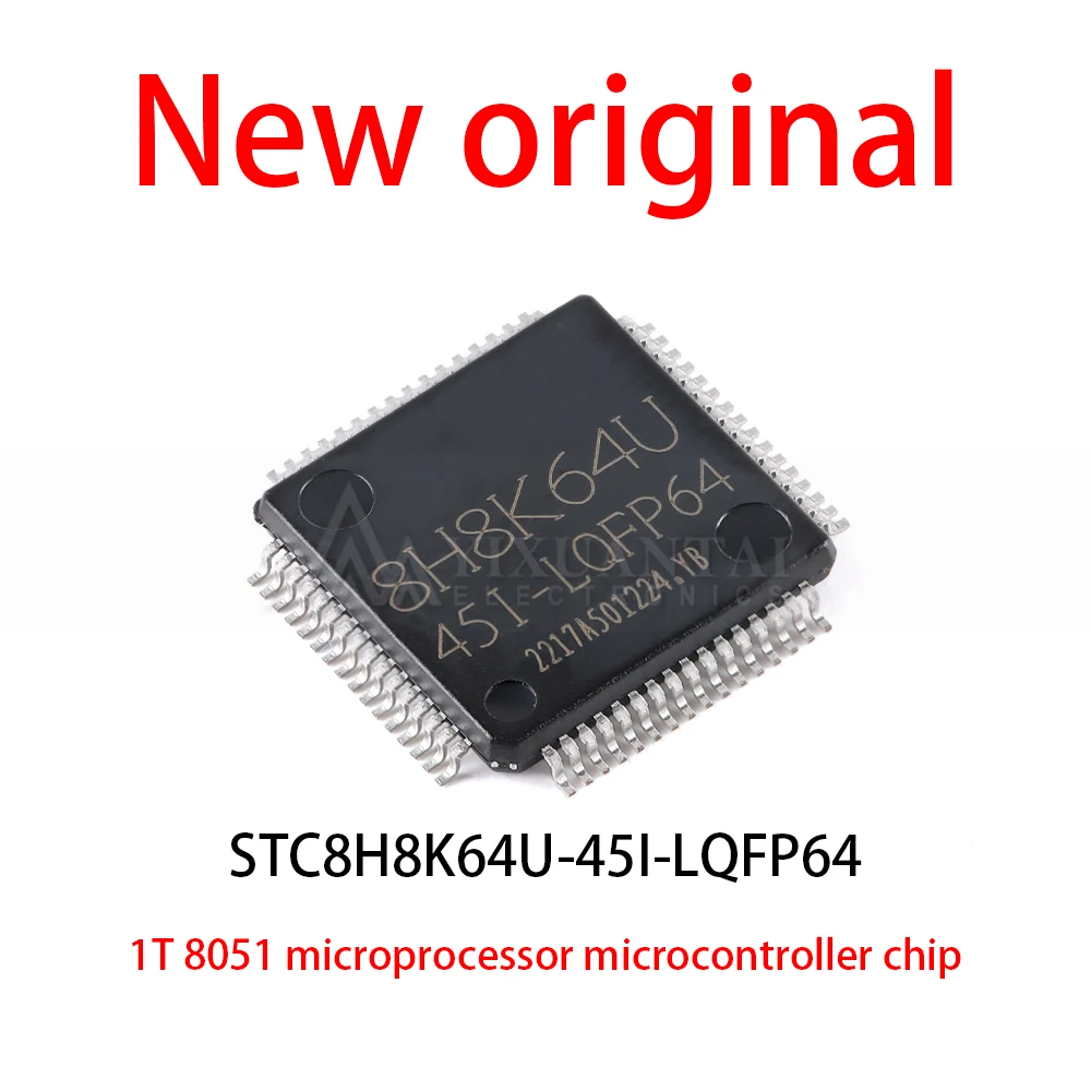 10-50Pcs/Lot New original STC8H8K64U-45I LQFP64 STC8H8K64U 1T 8051 microprocessor microcontroller chip
