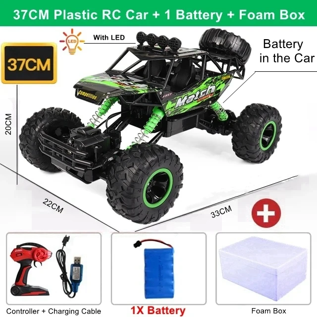 Oike RC Auto Afstandsbediening Klimvoertuig Buiten All Terrain Off-road Vrachtwagens 4WD Racing Drift Cars Speelgoedcadeau voor kinderen Volwassenen