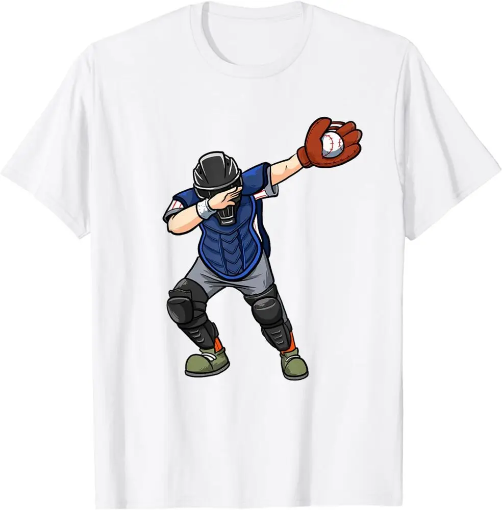 Baseball Catcher Shirts For Boys Baseball Player Unisex T-Shirt