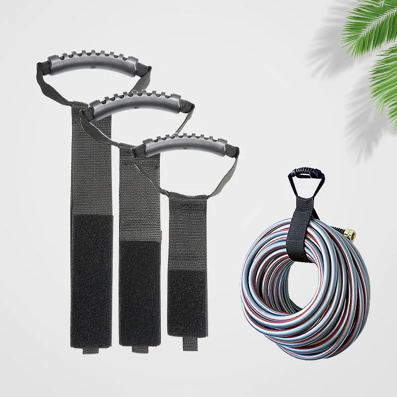 1PC Heavy Duty Storage Straps Belt-Hook Extension Cord Cable Hose Holder Organizer with Garage  Pool  Hangers