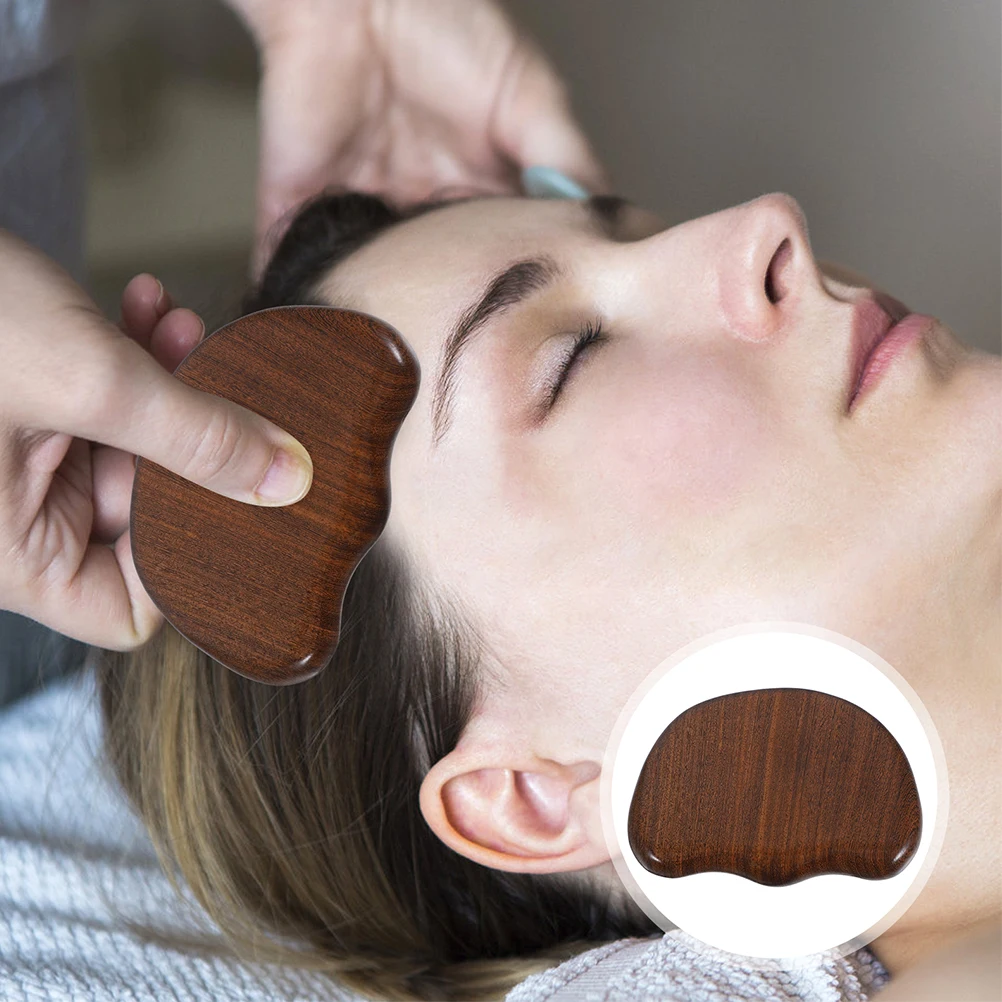 2 ชิ้นไม้ขูดกัวซาเครื่องมือนวดสำหรับใบหน้าร่างกายเท้าน้ำหนักเบาเครื่องขูดผิวหน้าส่งเสริมการไหลเวียนโลหิตทนทาน