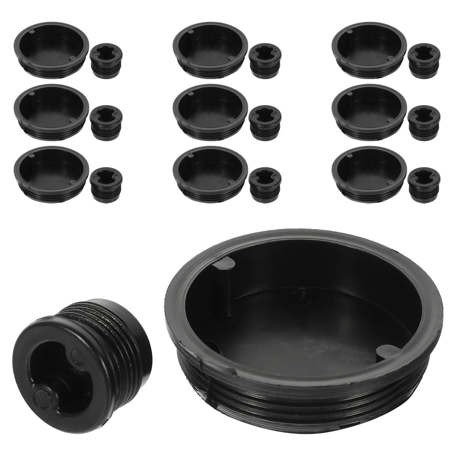 

20 Pcs Plastic Bucket Lid Gallon Drum Cover Caps Bung Big Oil Barrel Plug for Lids