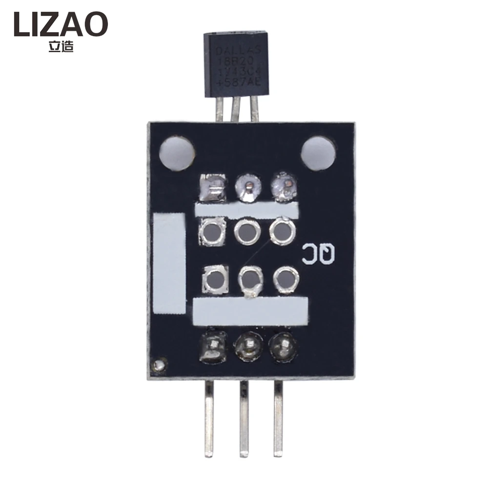 LIZAO KY-001 3Pin DS18B20 Temperature Sensor Module Digital Temperature Detection DIY Kit