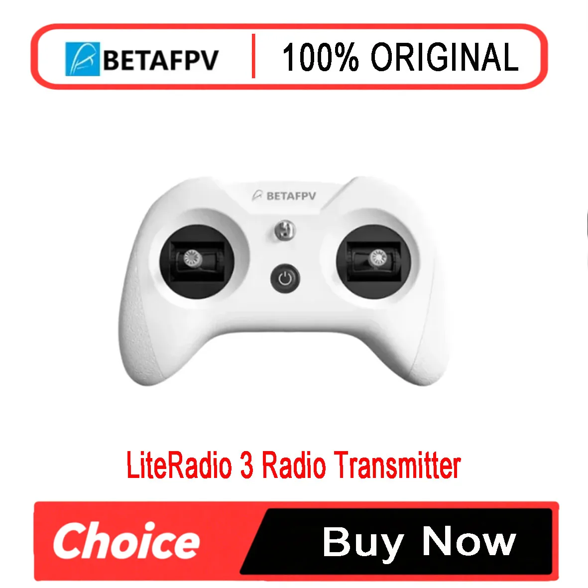 BETAFPV LiteRadio 3 SE Radio Transmitter 8CH 2.4GHz for Beginners Plug and Play with ELRS for FPV Drone Simulator & Gaming