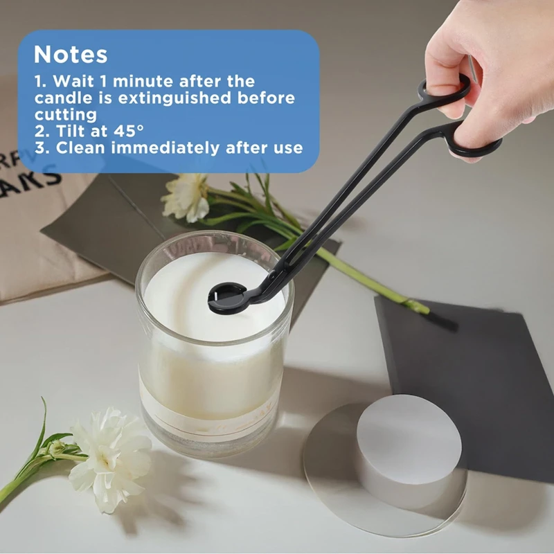 

10PCS Stainless Steel Candle Wick Trimmers,7 Inch Wick Cutters Candle Scissors for Cleaner Burn Prevents Buildup-SPMI