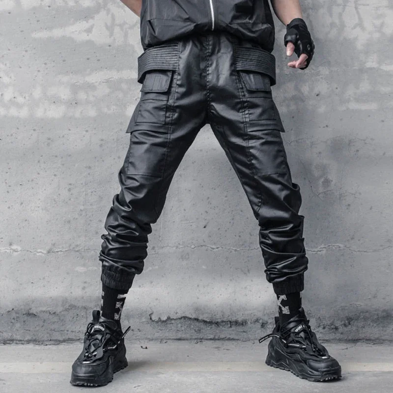 

Tactical Functional Cargo Pants Men Hip Hop Waterproof Motorcycle Joggers Trousers Pant Techwear WB604