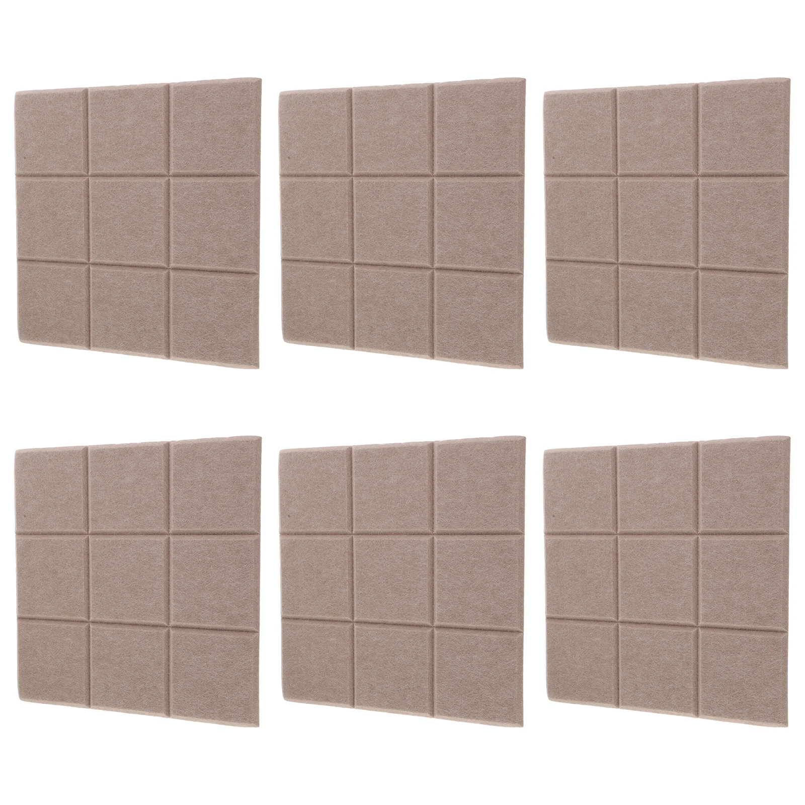6 Pcs Bulletin Board Wall Sticker Self Adhesive Felt Tiles for Office Home Decor Photo Display Memo Pin Boards