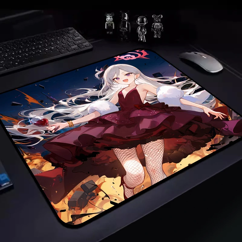 Tapis de souris de jeu E-Sports Speed, Kawaii Anime Girl, surface ultrafine, polymères de souris premium, clavier d'ordinateur portable Gamer, 45x40cm