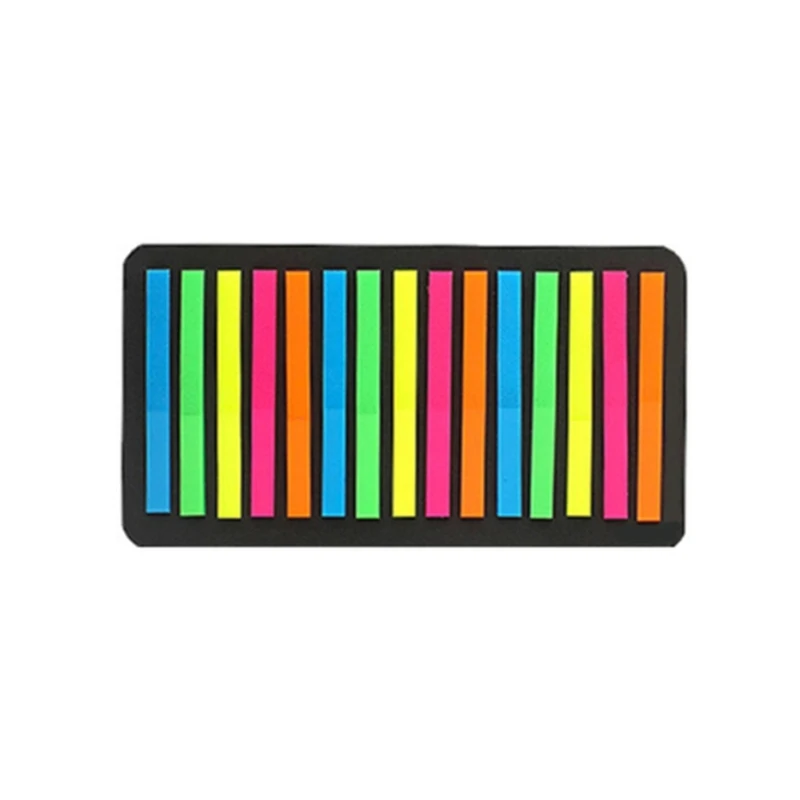 160/300Pcs Long Page Mark Tabs Translucent Sticky Note Long Page Tabs Strips Sticky Tabs for Notebooks Planner Dropship