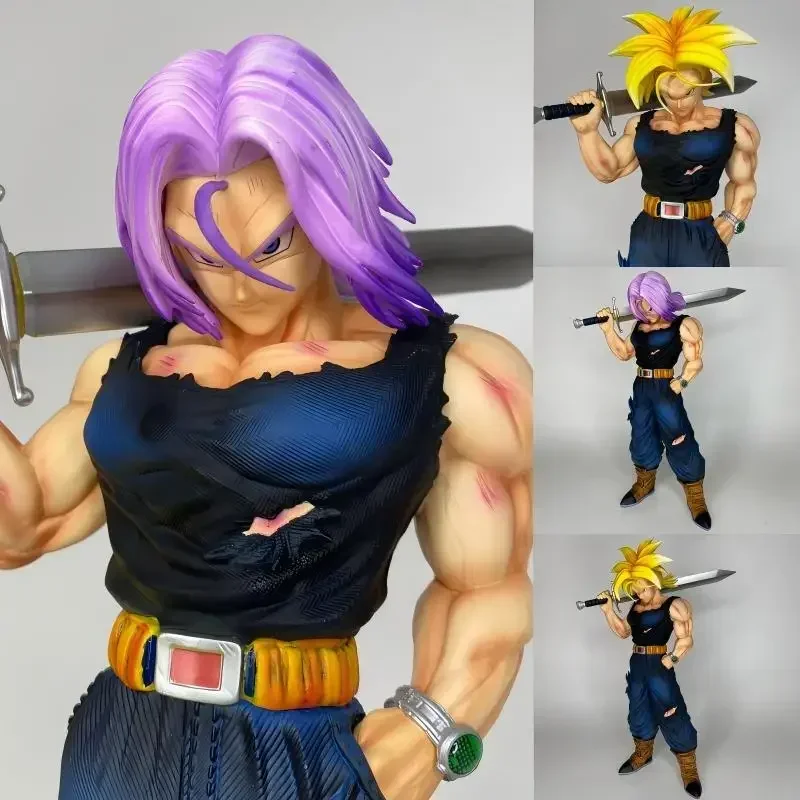 

НОВИНКА! В НАЛИЧИИ! Аниме-фигурка Dragon Ball Z, фигурка Транка, коллекционная модель из ПВХ, подарок, игрушка.