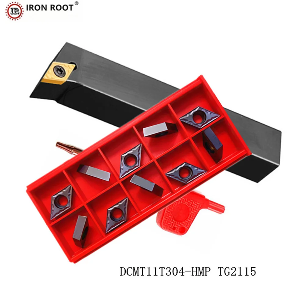 Imagem -04 - Hmp Tg2115 Torno Cnc Ferramenta de Torneamento Carboneto Torneamento Inserção para Sdjcr Aço Dcmt070202 Dcmt11t302 Dcmt11t304 Dcmt11t308 ef mv