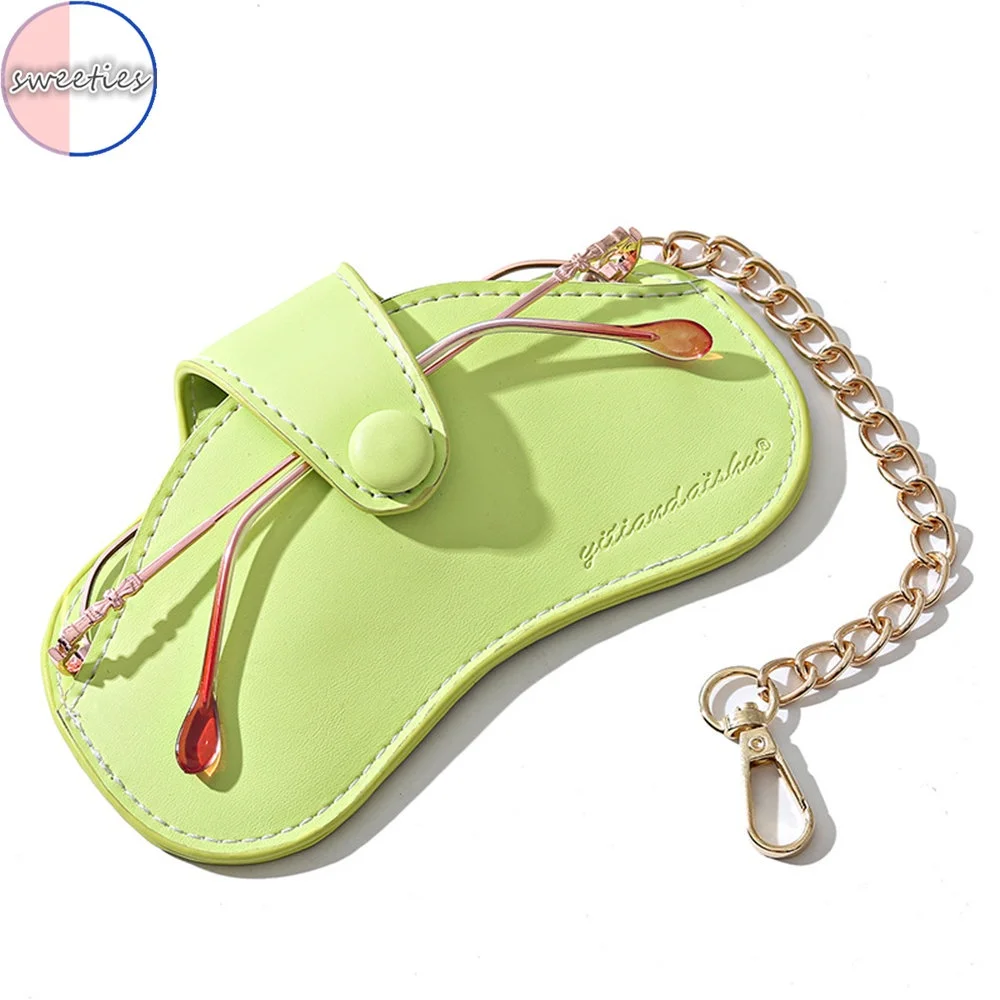 بو الجلود المحمولة نظارات حالة النظارات الشمسية حالة نظارات القراءة غطاء النظارات للرجال امرأة يمكن تعليق النظارات القضية