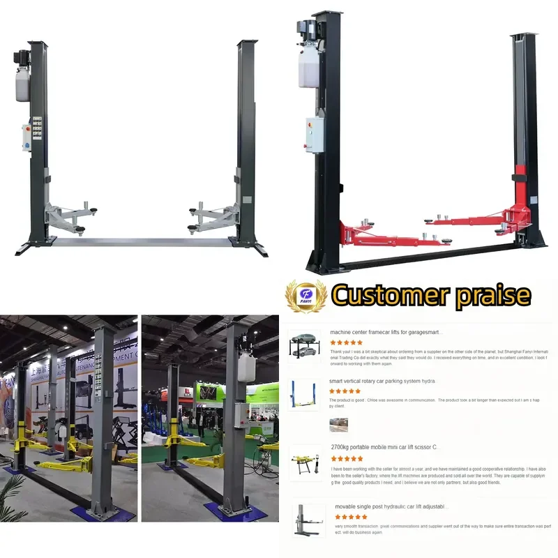 

[2026] Auto Workshop Equipment Garage Car Lifts for Home Garages Lift Car Hoist 2 Post Lift Vehicle Electric Release Car