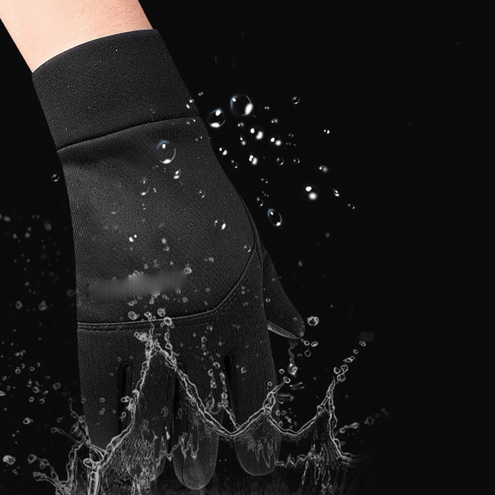 

1Pair Winter Skiing Gloves Warm Cycling Outdoor Driving Gloves For Men Women Anti-Slip Thermal Windproof Durable Full Finger