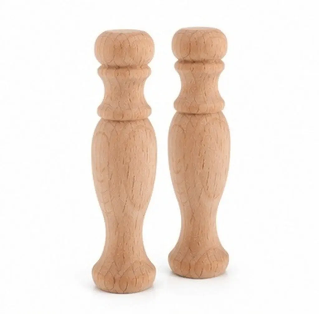 10 pcs Outdoor Garden Yard Lawn Decor Halloween Christmas New Year Carved Wood Post Carved Wood Posts Cabinet Legs Unpainted