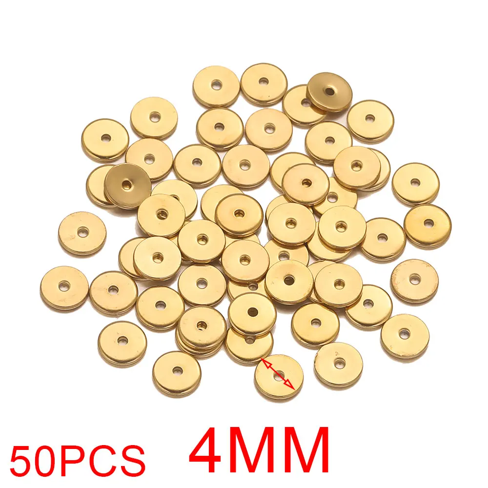 50 Stück Edelstahl Gänseblümchen Schneeflocke Blume Spacer Perlen vergoldet lose Perlenkappe für DIY Handarbeiten Schmuckherstellung Armband
