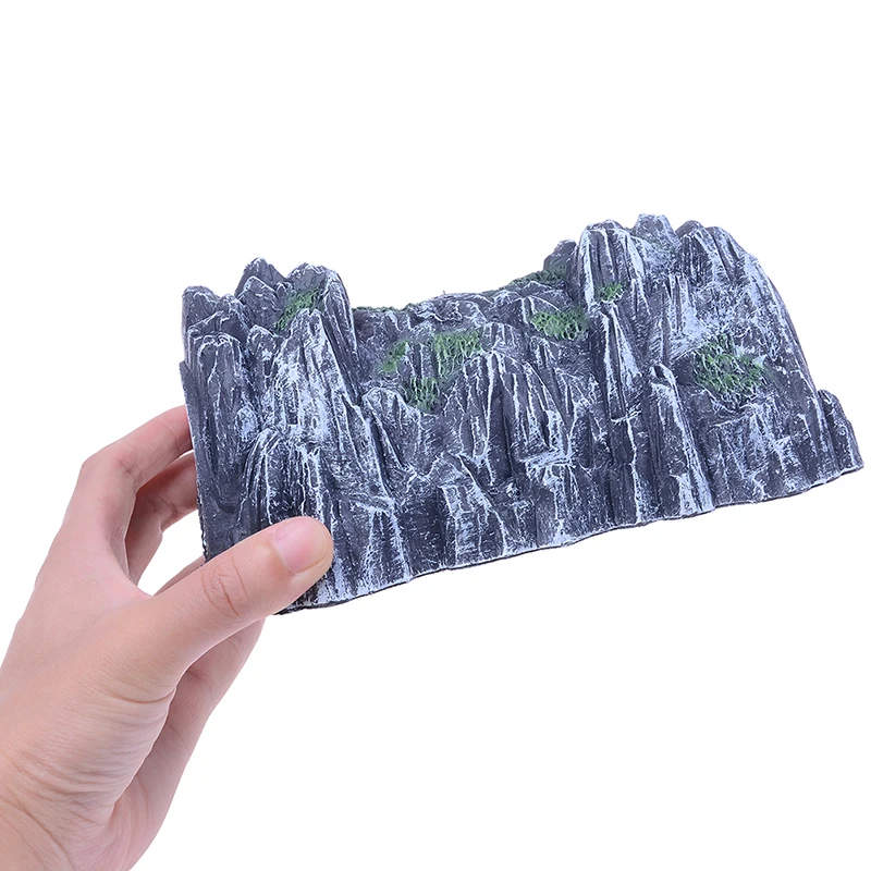 Plastic 1:87 Scale Model Toy Train Railway Cave Tunnels Sand table Model toy