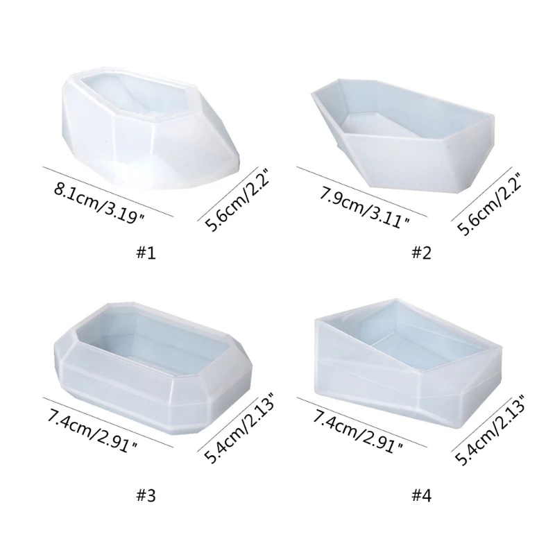 Moldes resina torre cristal piedra diamante para molde jabón cristal flor epoxi resina