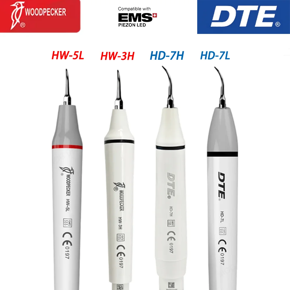 Woodpecker DTE Dental Ultrasonic Scaler Handpiece HW-3H HW-5L HD-7H HD-7L Piezoelectric Handpiece