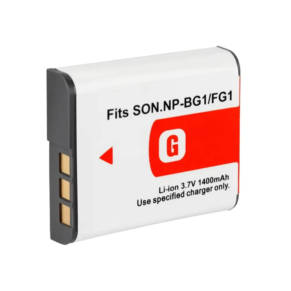 NP-BG1 NP-FG1 1400mah Battery for Sony W100 WX1 DSC-H50 DSC-H55 DSC-H3 DSC-H7 DSC-H9 DH10 DH20 NP BG1 FG1 Camera Batteries