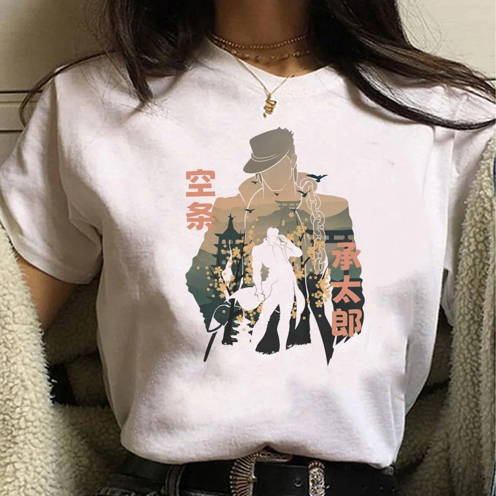 Jojo Bizarre Adventure shirt girl aesthetic harajuku funny party t-shirt japan baddie 2000s vintage 80s