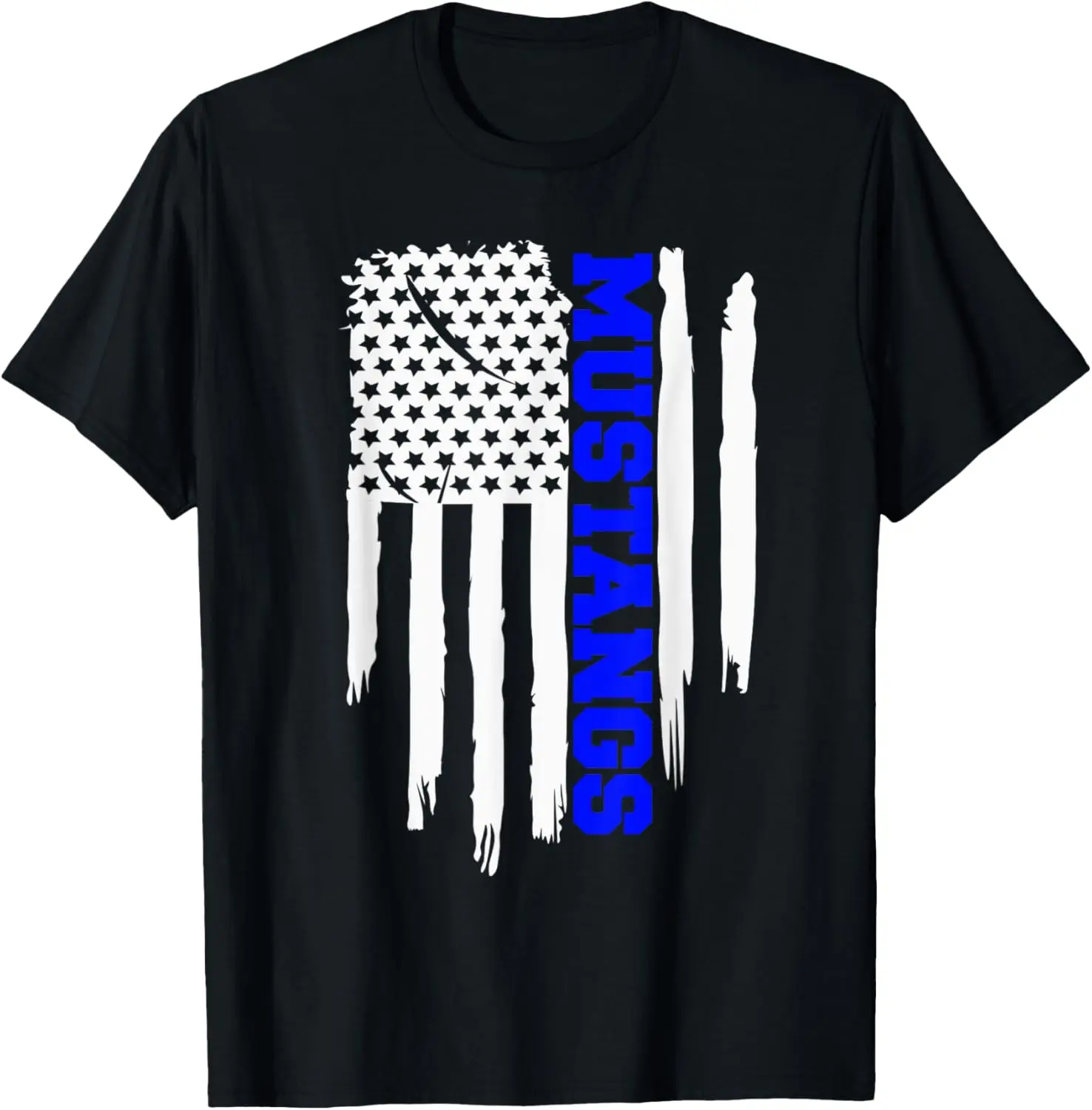 

Friendswood Mustangs American Flag T-Shirt