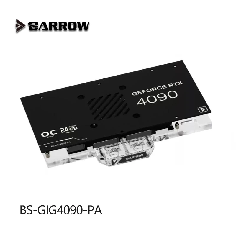 BARROW GPU Water Block Use for Gigabyte GeForce RTX 4090 Gaming OC /MASTER Graphics Card/Copper Cooling Radiator BS-GIG4090-PA