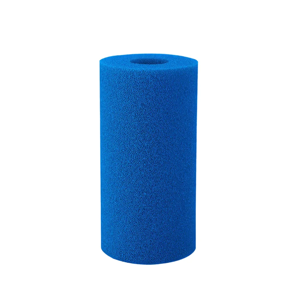 20x10cm Blue Replaceable Sponge Column for Pool Filter Systems Used in Above Ground and In Ground Swimming Pools
