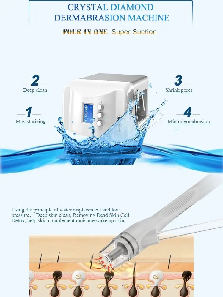 2025 Hot Sale Product Microdermabrasion Beauty Machine Facial Mask Hydro Water Jet Peel Oxygen