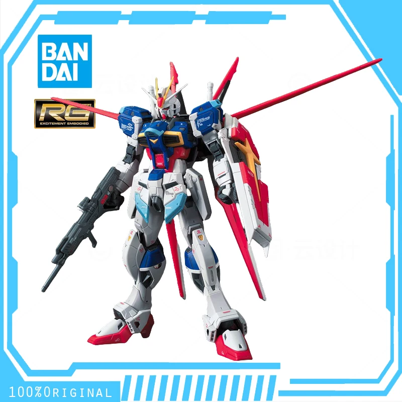 In Stock BANDAI ANIME MOBILE SUIT GUNDAM RG 1/144 ZGMF-X56S/a Force Impulse Gundam Assembly Model Kit Action Toys Figures Gift