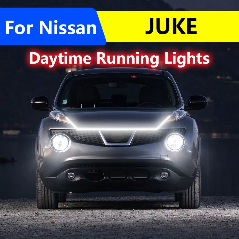 For Nissan JUKE Decorative Atmosphere Lamps Ambient Lights Car Flashing 1pcs 12V LED Daytime Ambient Running white Light