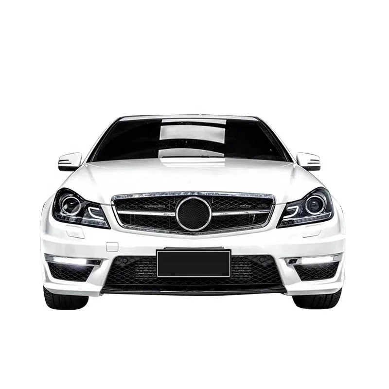 Hot Selling 2011-2014   W204 C63  Car Bumper Include Front Bumper Rear Bumper Side Skirts