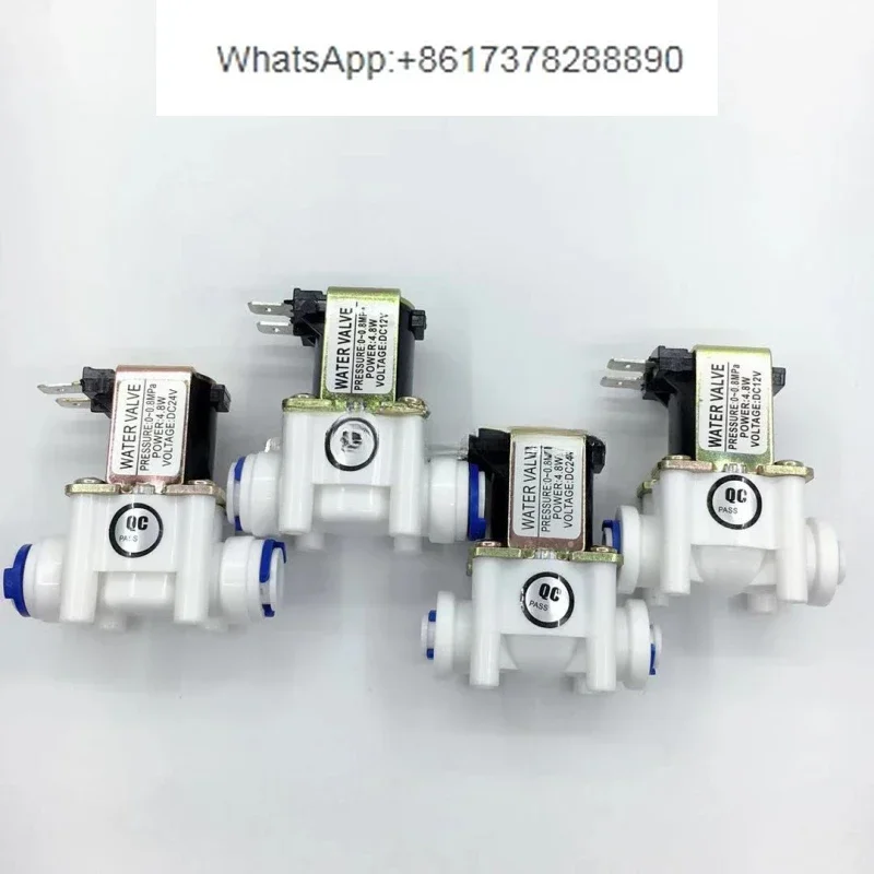 DC12V24V2 Split Port 3 Split Inlet Valve Household Water Purifier Normally Closed Solenoid Valve Accessories