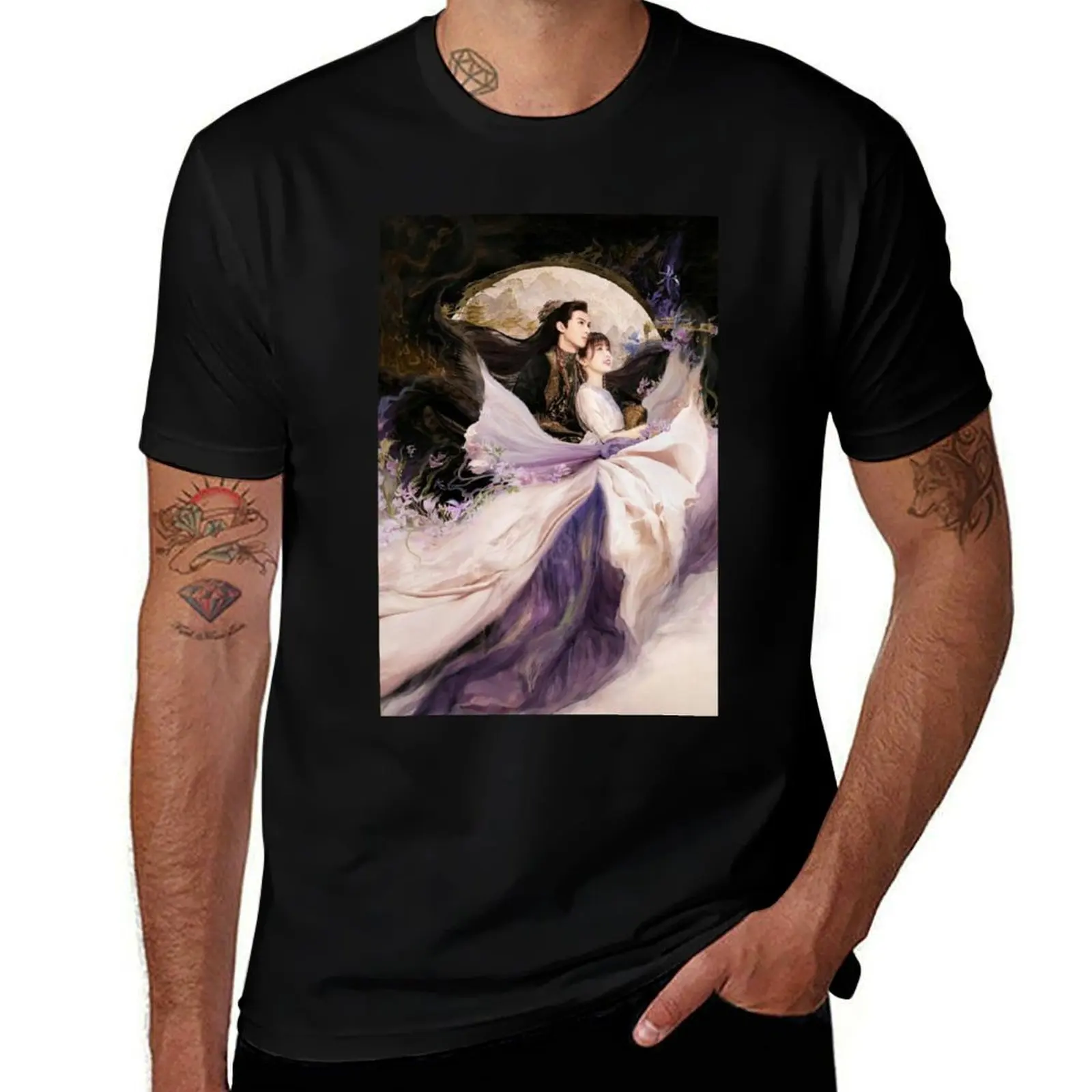 dylan wang love between fairy and devil T-Shirt Stain Resistant Casual Tee