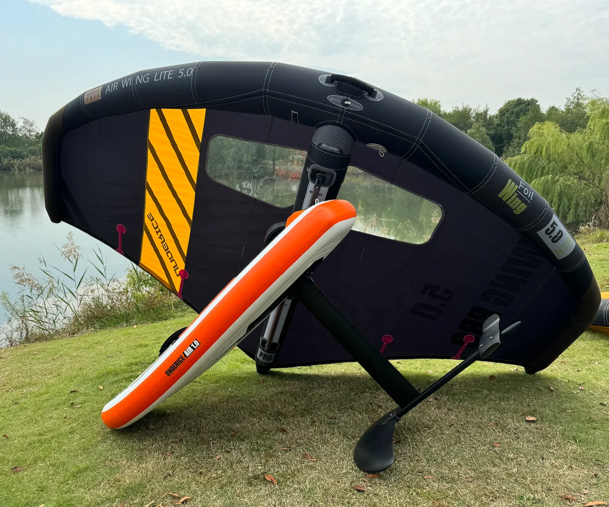 

Professional Factory Ocean Waters Inflatable Wing Foil Board Set Dacron Ripstop Beginner/Advanced/Professional Kite Surfing Wind