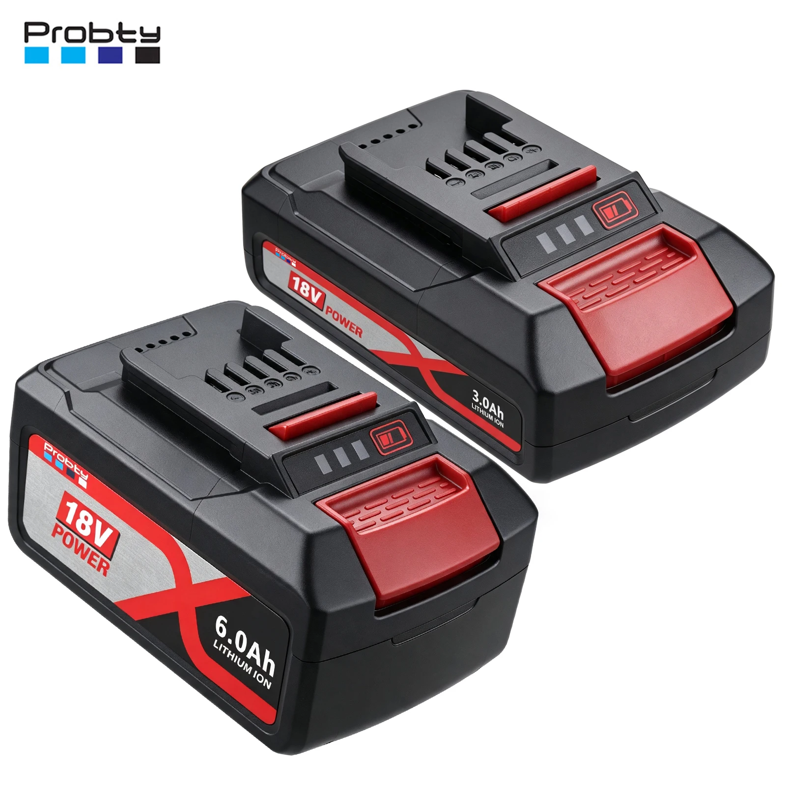 Probty For EINHELL EIN18C2 3.0Ah/6.0Ah Replacement Battery 18V Battery Power X-change PX-BAT4 4511396 4511437 Power Tools