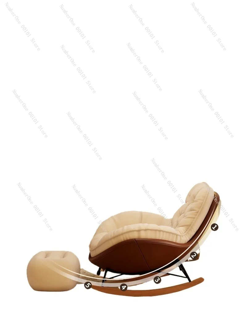 

Кресло-качалка для взрослых, легкий спальный диван-кресло для балкона и гостиной, удобное сиденье для отдыха для отдыха