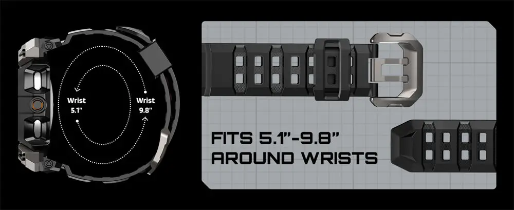 SUPCASE For Samsung Galaxy Watch 8 Classic Case 46mm 2025 UB Ore Robuste Sportuhr-Hülle mit Armband & 2 Stück Displayschutzfolie – Detail 6
