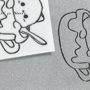 Waterproof 3D Metal Stickers With Girl And Cat Cartoon Characters For Phone Case Laptop DIY Decoration Creative Aesthetic Style