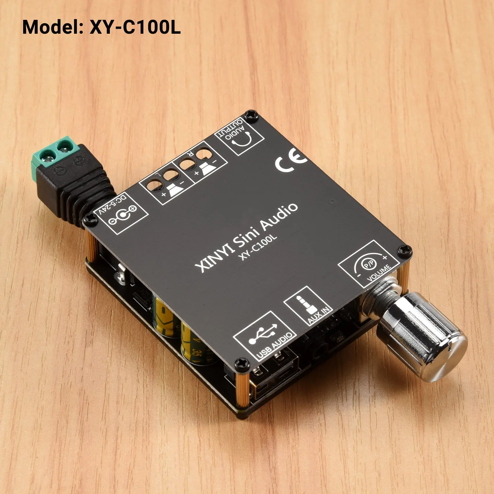 A88M XY-C100L HIFI 100WX2 Bluetooth 5.0 High Power Digital Stereo Amplifier Board AUX USB AMP Amplificador Home Theater