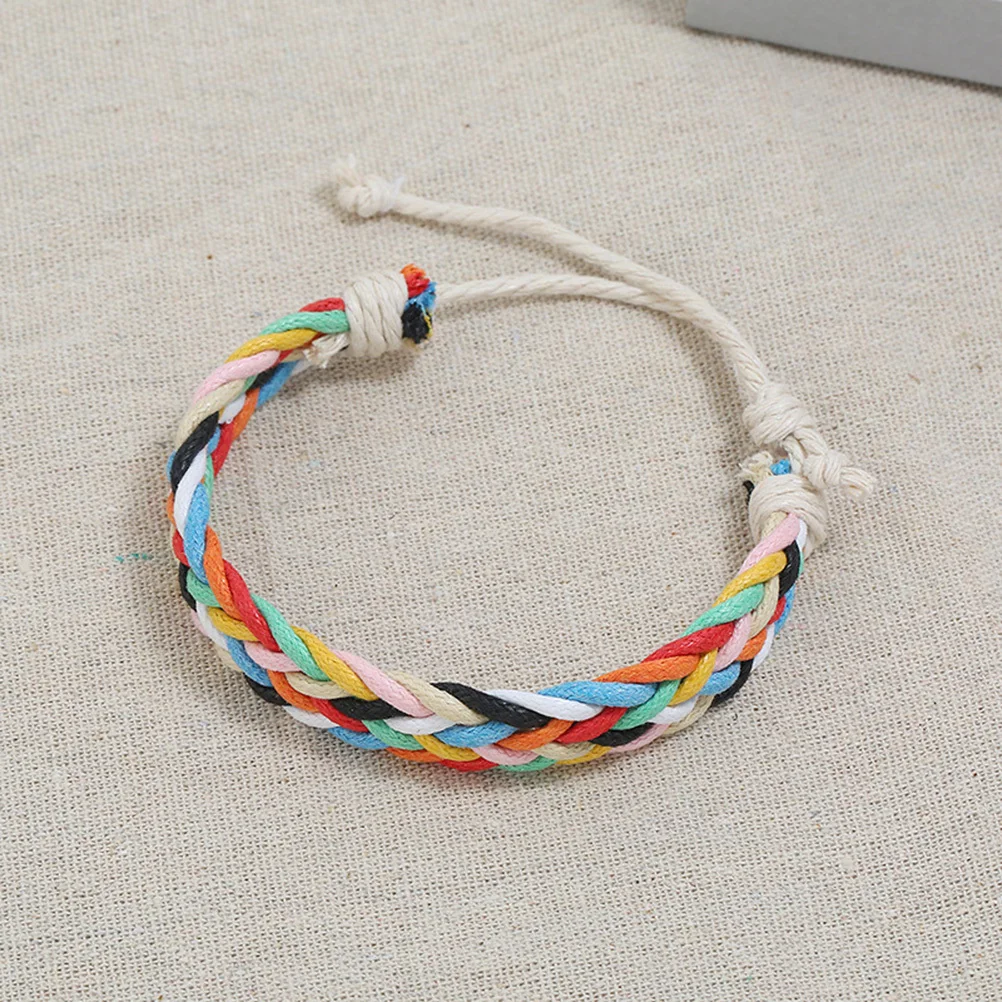 

12Pcs Handmade Multistring Bracelets Easy Match Casual Formal Wear Adjustable Closure Gift for Lovers Mixed Color