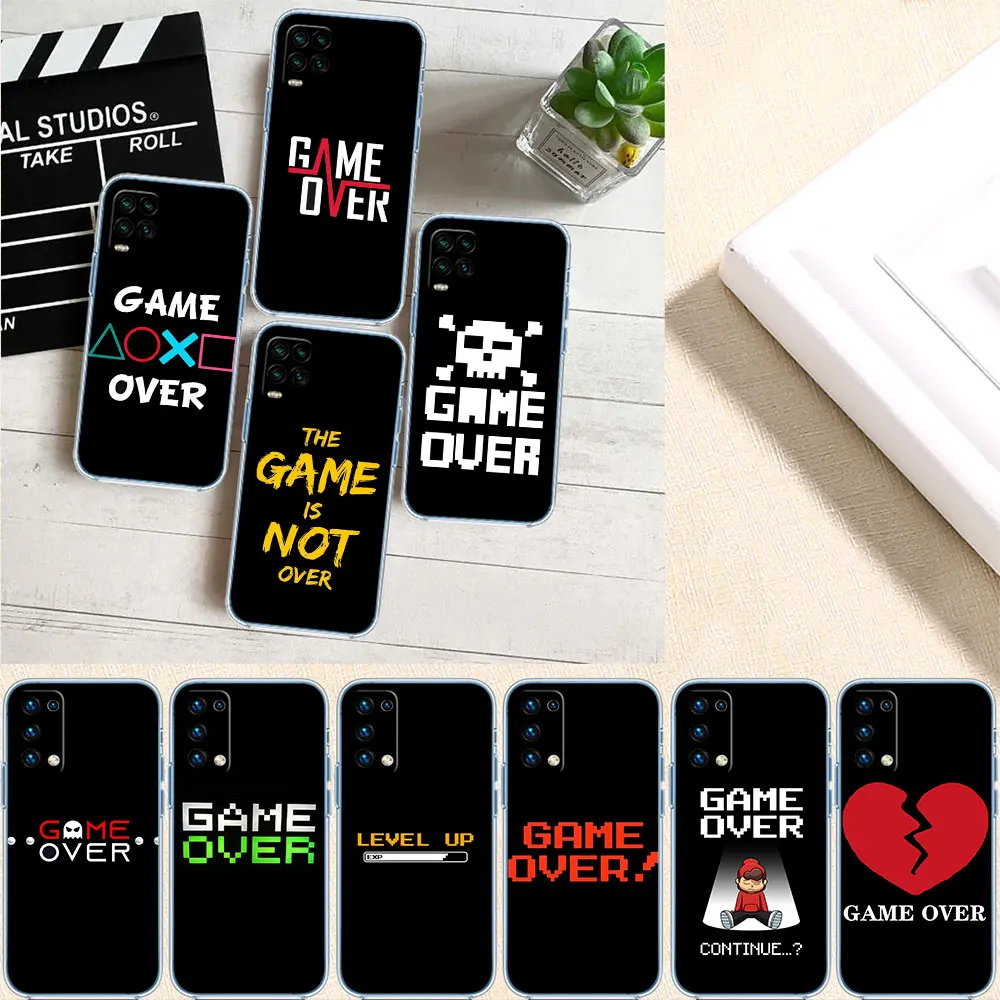 Funda para Teléfono KH31 Game Over para Motorola Moto E13 E15 E20 E22 E22I E22S E30 E32 E40 E7 E7I G Plus Power Play Stylus G22 G14
