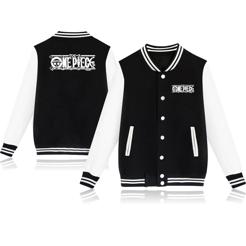 Anime One Piece 3d Printed Baseball Jacket  Spring and Autumn Hip-hop College Wind Jacket For Men and Women