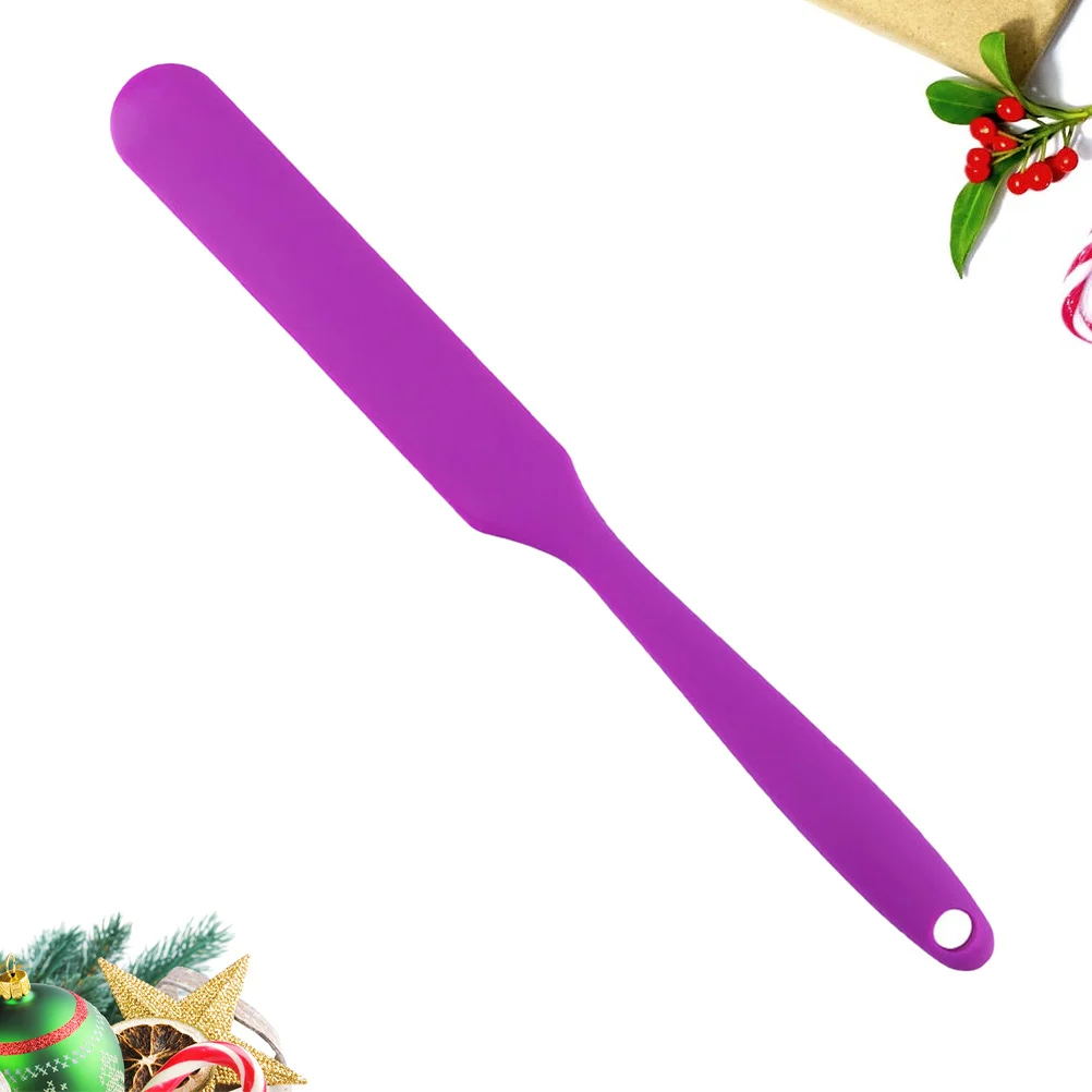 

DIY Hair Coloring Kit Purple Silicone Scraper Brush Ergonomic Design for Professional Salon and Home Hair Dye Application